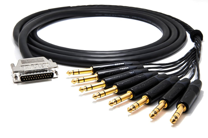 enoaudio Mogami 2932 8 Multicore Analog Kabel Breakout | Gold D-Sub 25 - Neutrik 6,3mm TRS klinke |