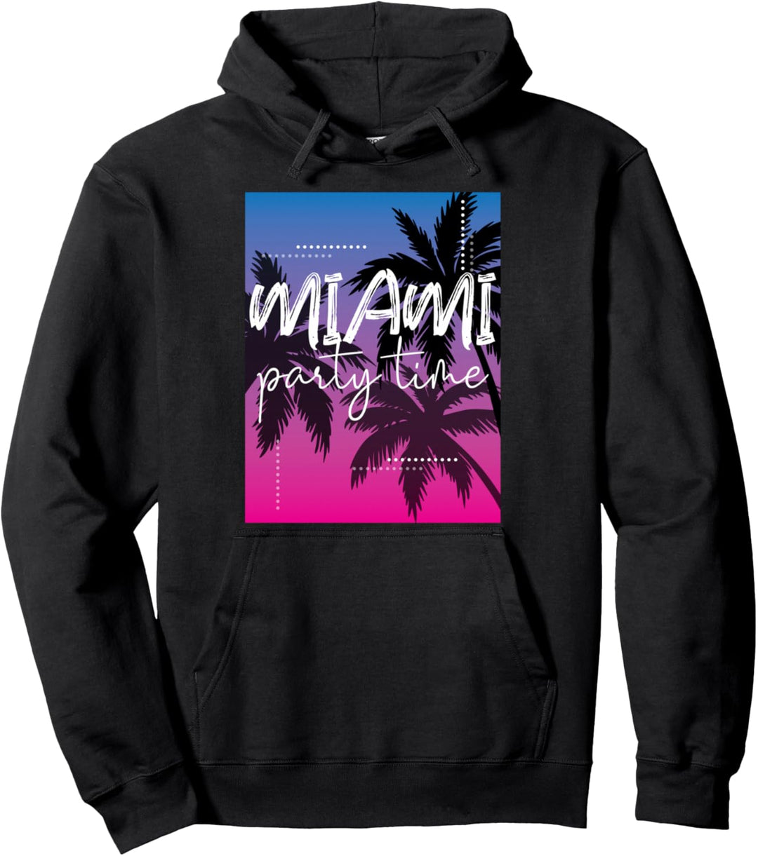 Coole Miami Beach Shirts, I Love Miami Florida, Miami Outfit Pullover Hoodie