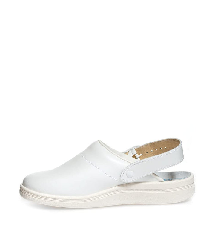 Abeba Clog 5013 - the original,Berufsschuh-Clog, Glattleder, weiss, zertifiziert, 36 36 EU, 36 EU
