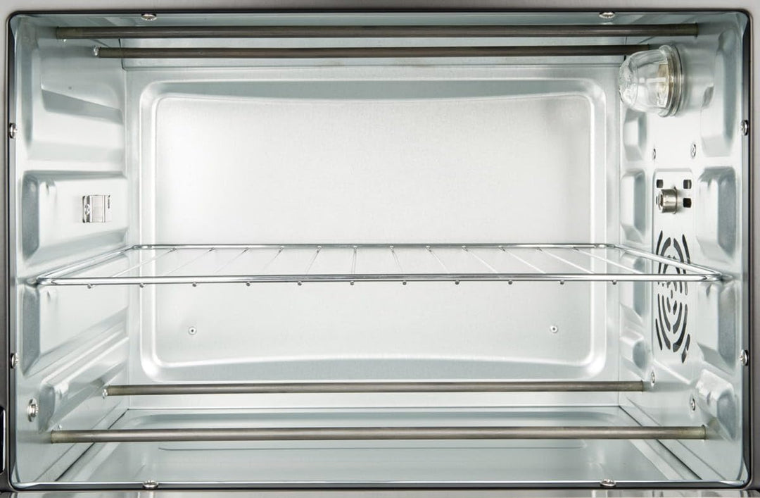 Koliber SUPERMAX X 2000W Mini Backofen 25L Umluft Drehspiess Pizzaofen Tischbackofen Edelstahl 1600W