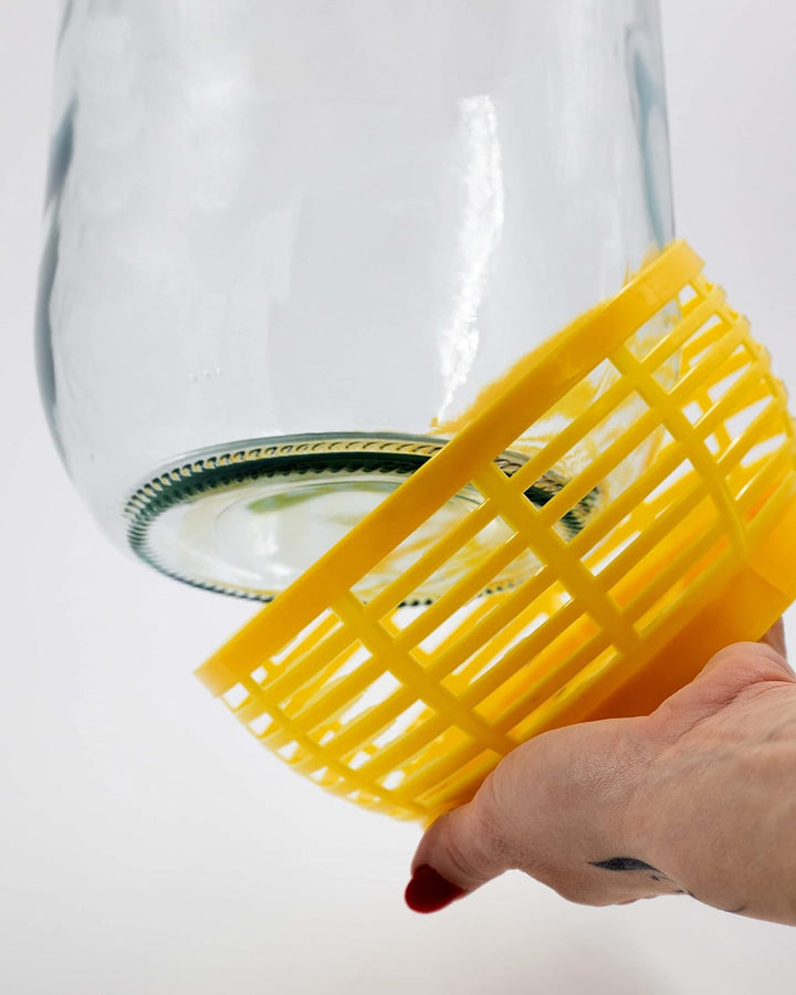 Enghals Ballonflasche Weinflasche mit Bügelverschluss und Korb zur Aufbewahrung von Gärungsgetränken