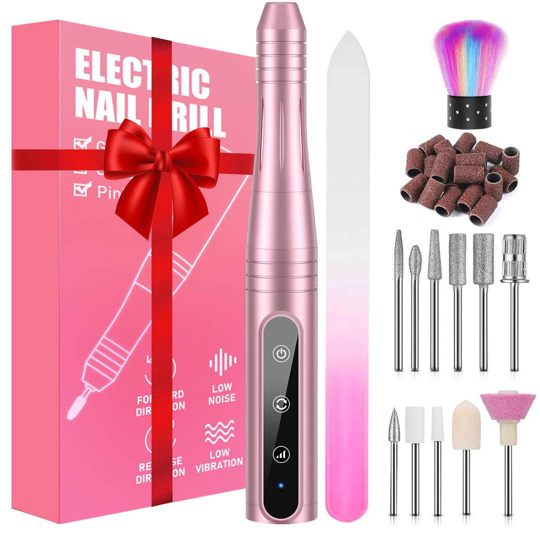 Elektrische Nagelfräser, Elektrische nagelfeile Maniküreset, 30000u/Min 11 in 1 USB Nagelknipser Set