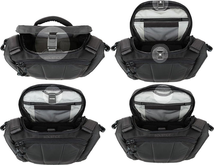 Maxpedition Unisex Solstice Camera Shoulder Bag 13.5 L Schultertasche Einheitsgrösse Schwarz, Einhei