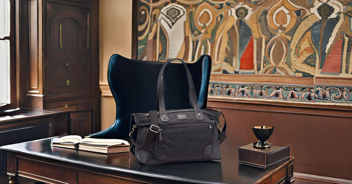 Pride and Soul 47306 Damentasche Heaven, Damen Henkelhandtasche aus Canvas Lederimitat, Handtasche v