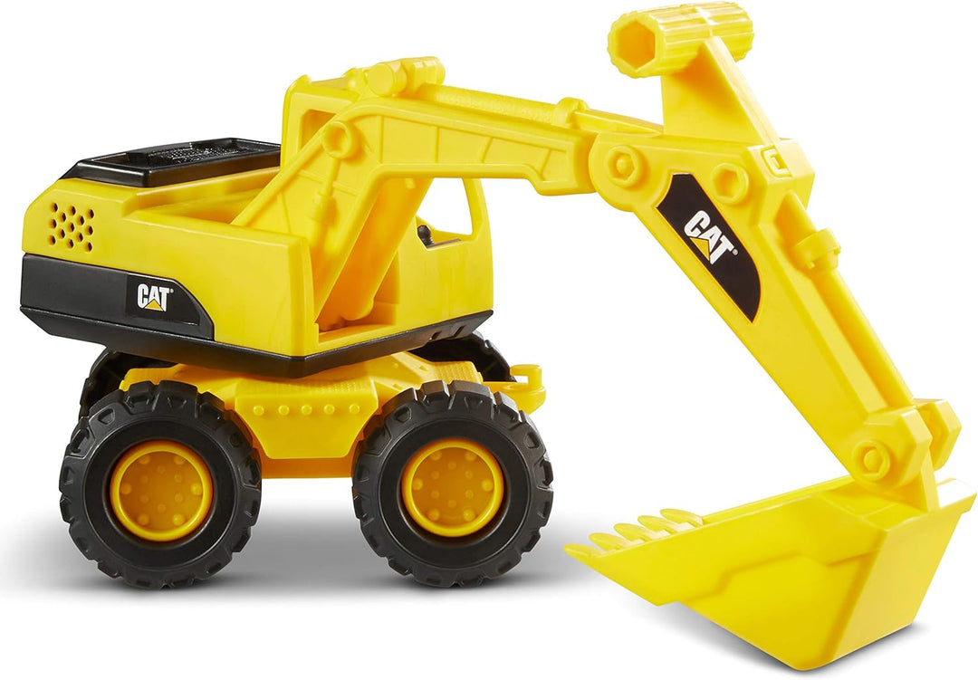 CatToysOfficial CAT Construction Fleet 10" Baggerspielzeug – Alter 3+ echte funktionierende Teile, S
