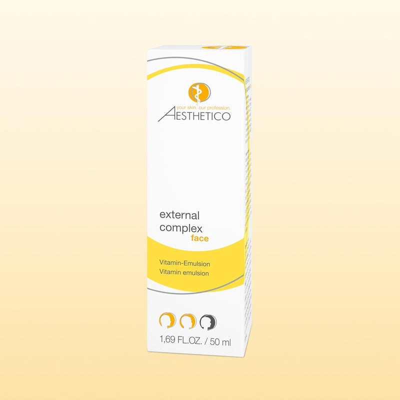 AESTHETICO external complex - Anti-Aging-Emulsion für reife Haut, pflegt mit Vitaminkomplex und biet