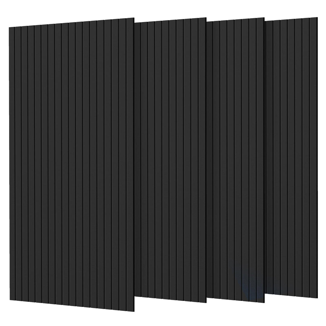 Rdutuok 4 Stücke Akustikplatten,120x60x0.9 cm Kante Hochdichte Akustik Panel Schallschutzpaneele Sch