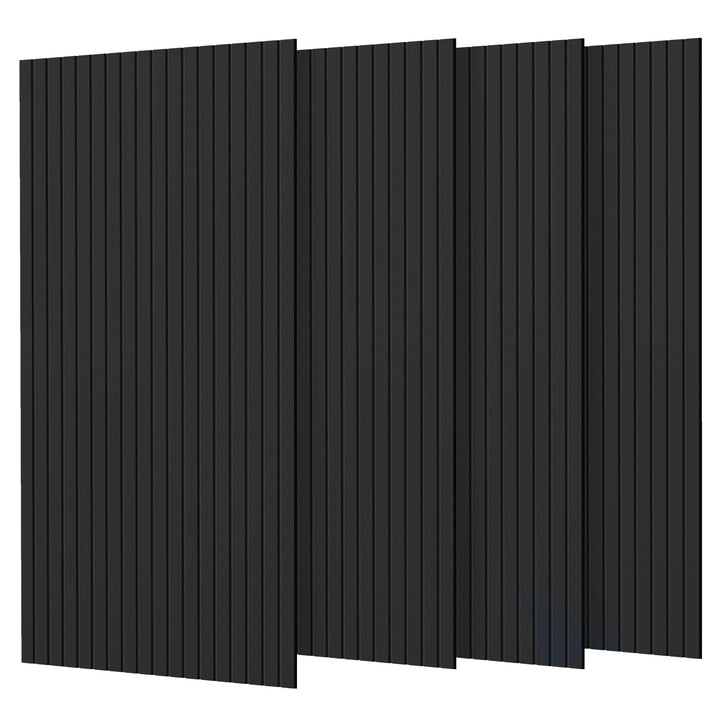 Rdutuok 4 Stücke Akustikplatten,120x60x0.9 cm Kante Hochdichte Akustik Panel Schallschutzpaneele Sch