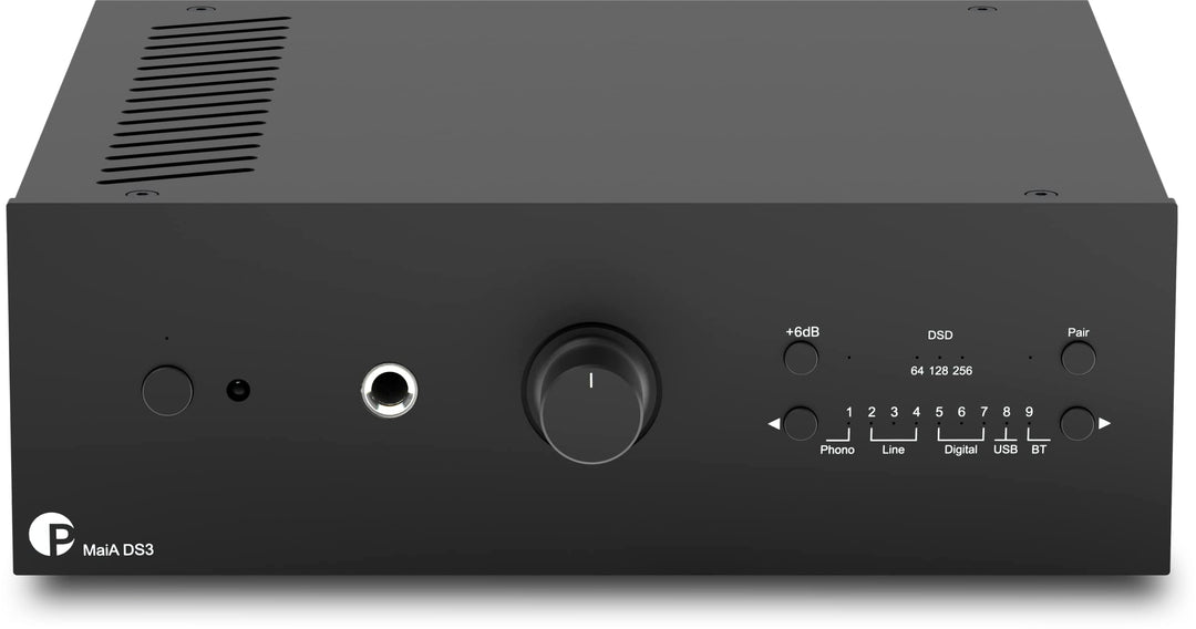 Pro-Ject MaiA DS3, leistungsstarker Stereo-Vollverstärker mit Bluetooth 5.0 aptX HD, Kopfhörerausgan