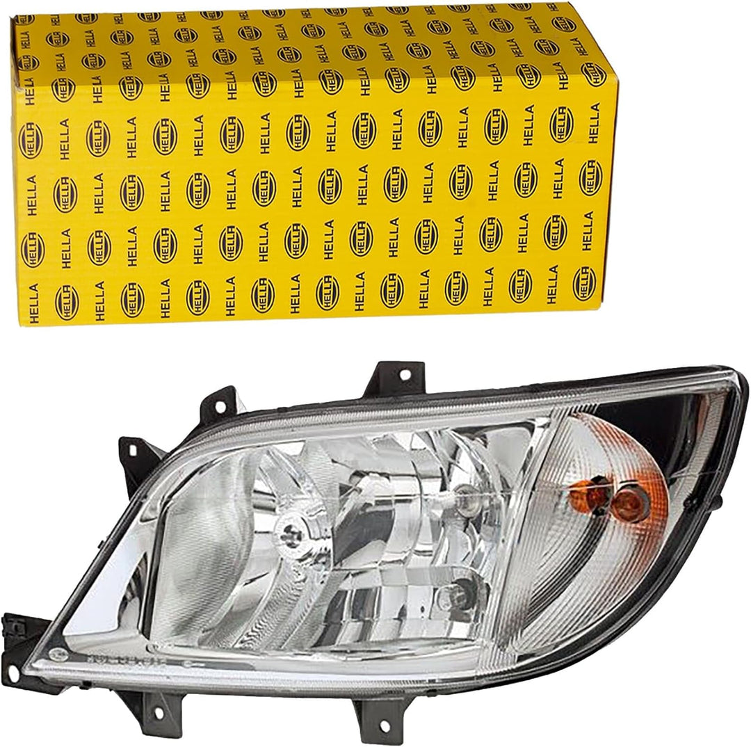HELLA 1EH 247 005-011 Halogen Scheinwerfer - für u.a. Mercedes-Benz Sprinter 3-T Chassis (903) - SAE