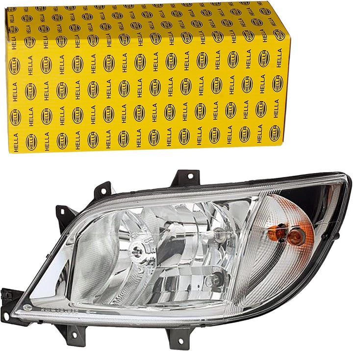 HELLA 1EH 247 005-011 Halogen Scheinwerfer - für u.a. Mercedes-Benz Sprinter 3-T Chassis (903) - SAE
