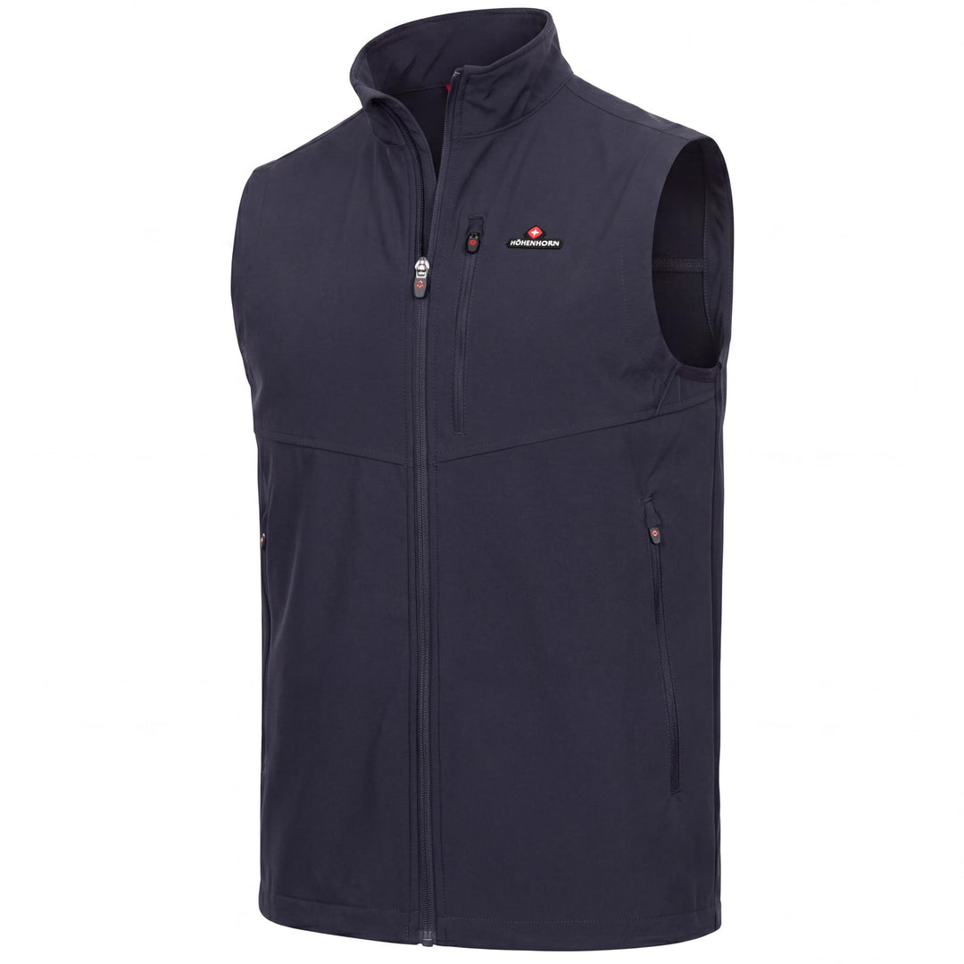 Höhenhorn Allalin Herren leichte Weste Softshell Outdoor Jogging Softshellweste Jacke S Dunkelblau,