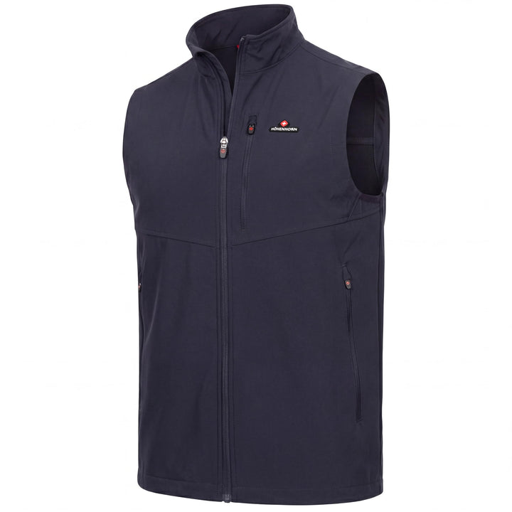 Höhenhorn Allalin Herren leichte Weste Softshell Outdoor Jogging Softshellweste Jacke S Dunkelblau,