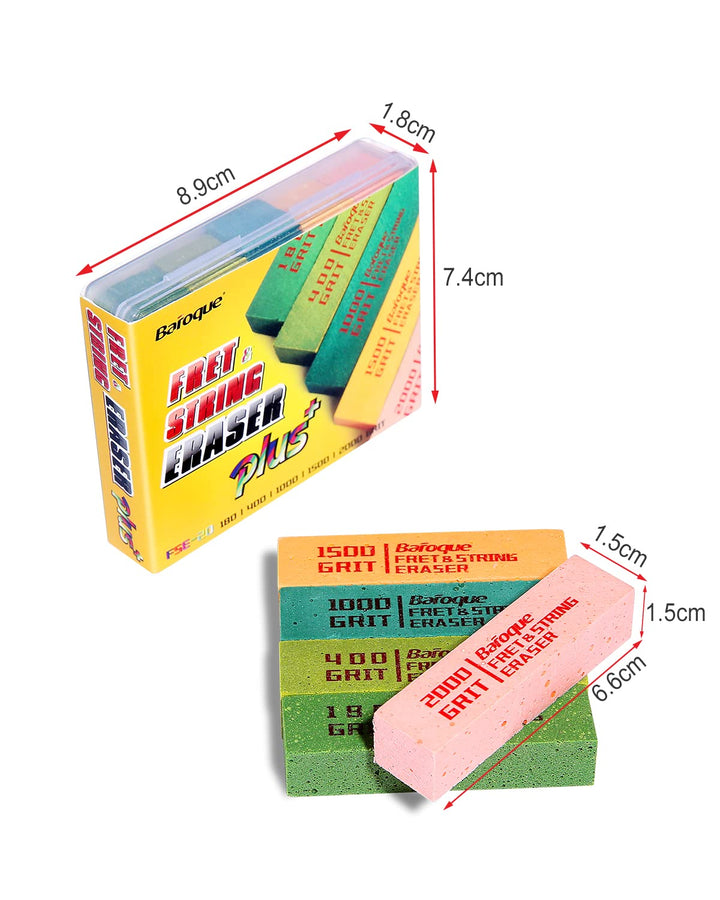 Gitarren Bundradierer Set, Bundfeile für Gitarre, Schleifgummi Gotarre, Gitarre Bund Polieren, Gitar