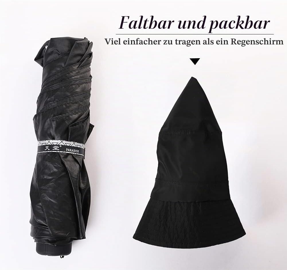 Comhats Regenhut Unisex für Damen Herren Wasserdichter Bucket hat Faltbar Eimerhut Strand Surfen Ang