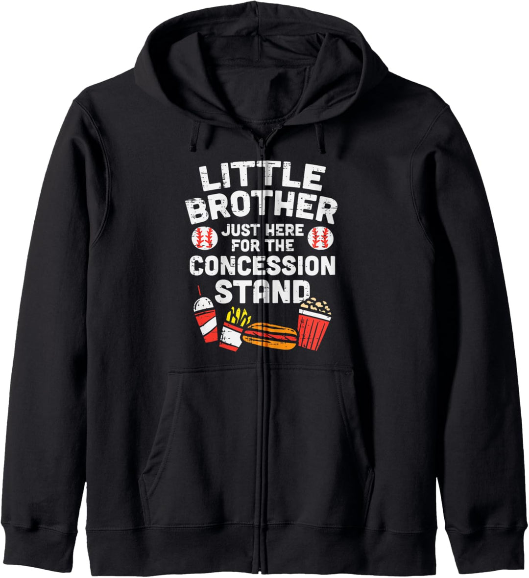 Little Brother Concession Stand Family Matching Kids Boys Kapuzenjacke