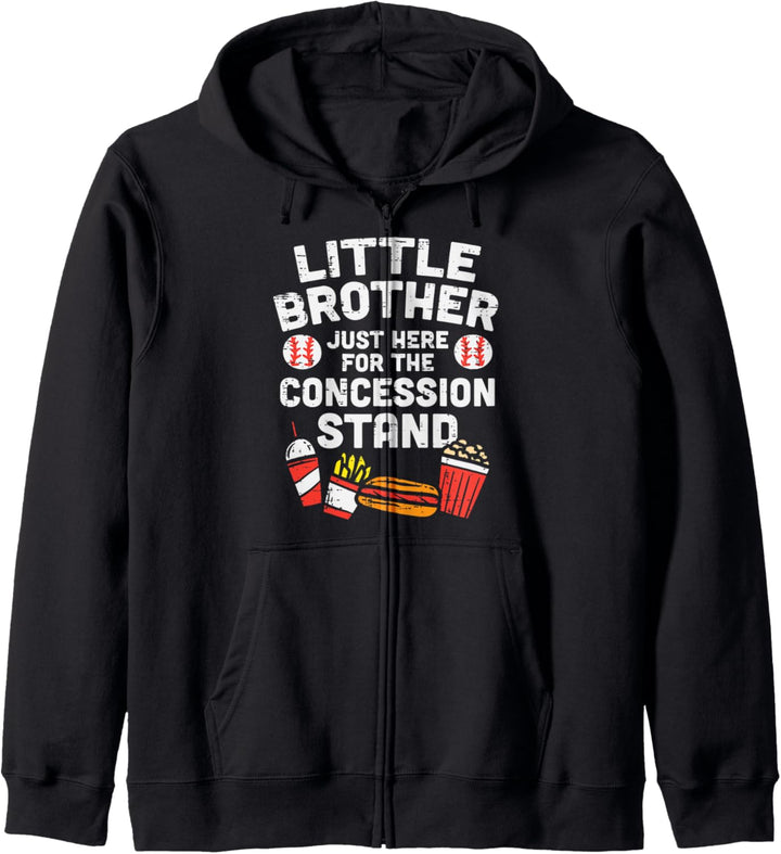 Little Brother Concession Stand Family Matching Kids Boys Kapuzenjacke