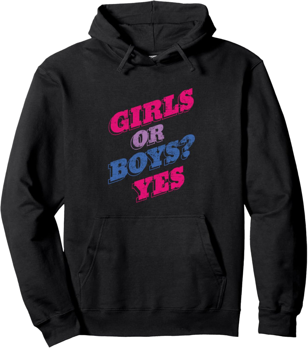 Mädchen Jungen Ja Bi Pride Parade LGBTQ Bisexuelle Party Pullover Hoodie