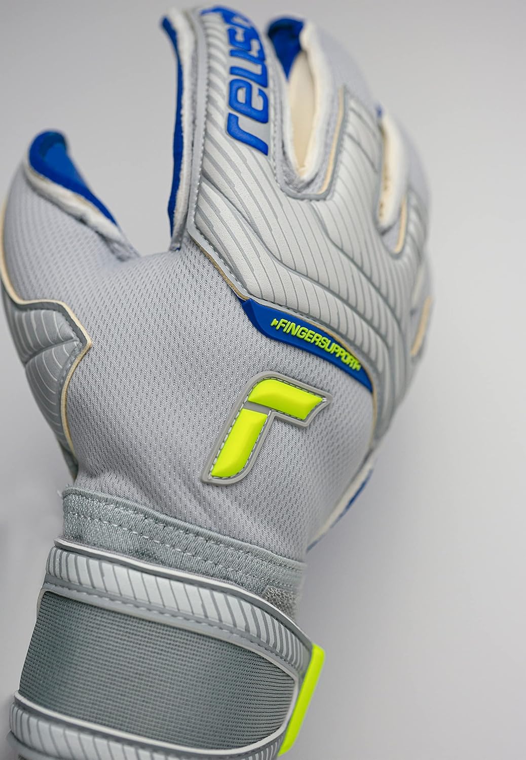 Reusch Attrakt Gold X Evolution Cut Finger Support Unisex Torwarthandschuhe mit Aussennaht Schnitt u
