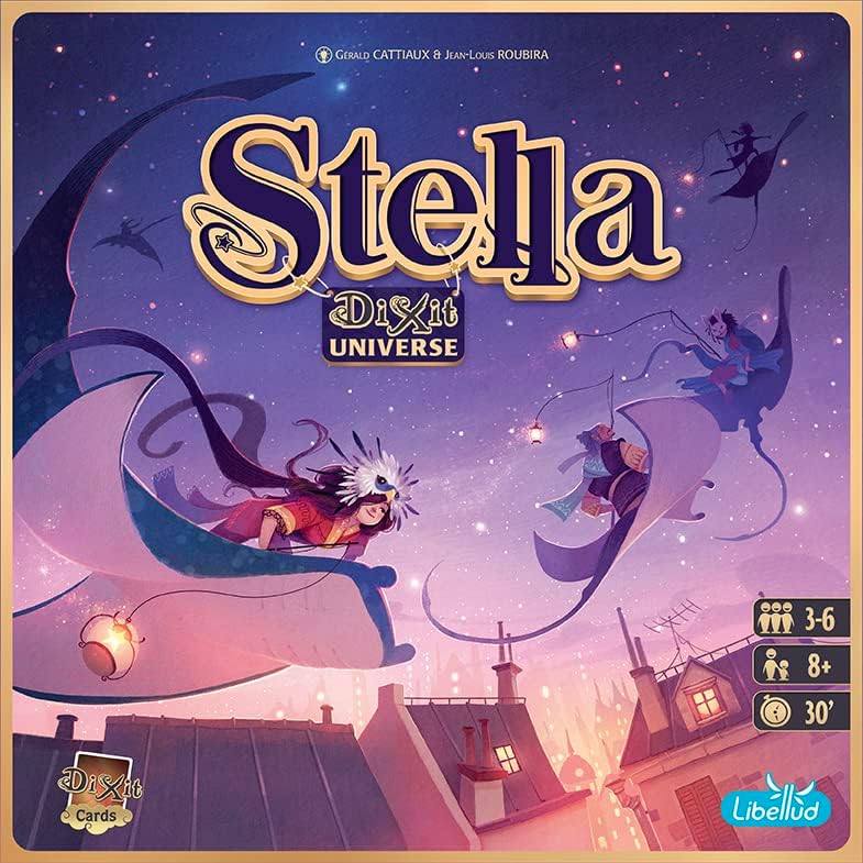 Libellud, Stella - Dixit Universe, Board Game, Ages 8+, 3-6 Players, 30 Minutes Playing Time, Variou
