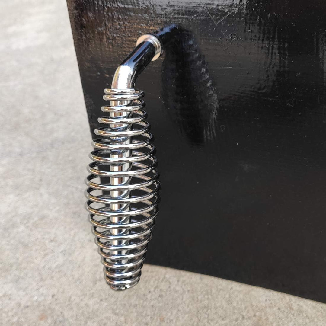 Gooyoou 12,7 cm Edelstahl-Federgriff mit 1,27 cm Stahlstange für Grillgruben, Anhänger, Metallprojek