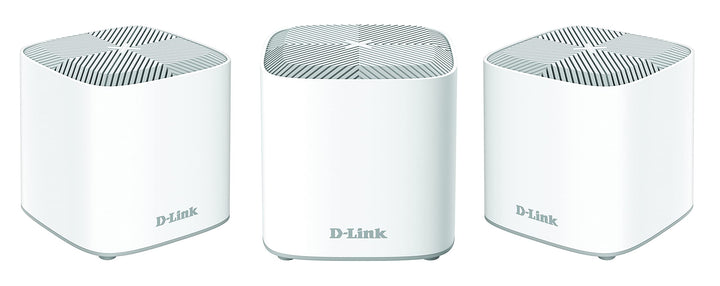 D-Link COVR-X1863 COVR AX1800 Whole Home Mesh Wi-Fi 6 System (3-Pack) (bis zu 600 m2, 2 Gigabit Port