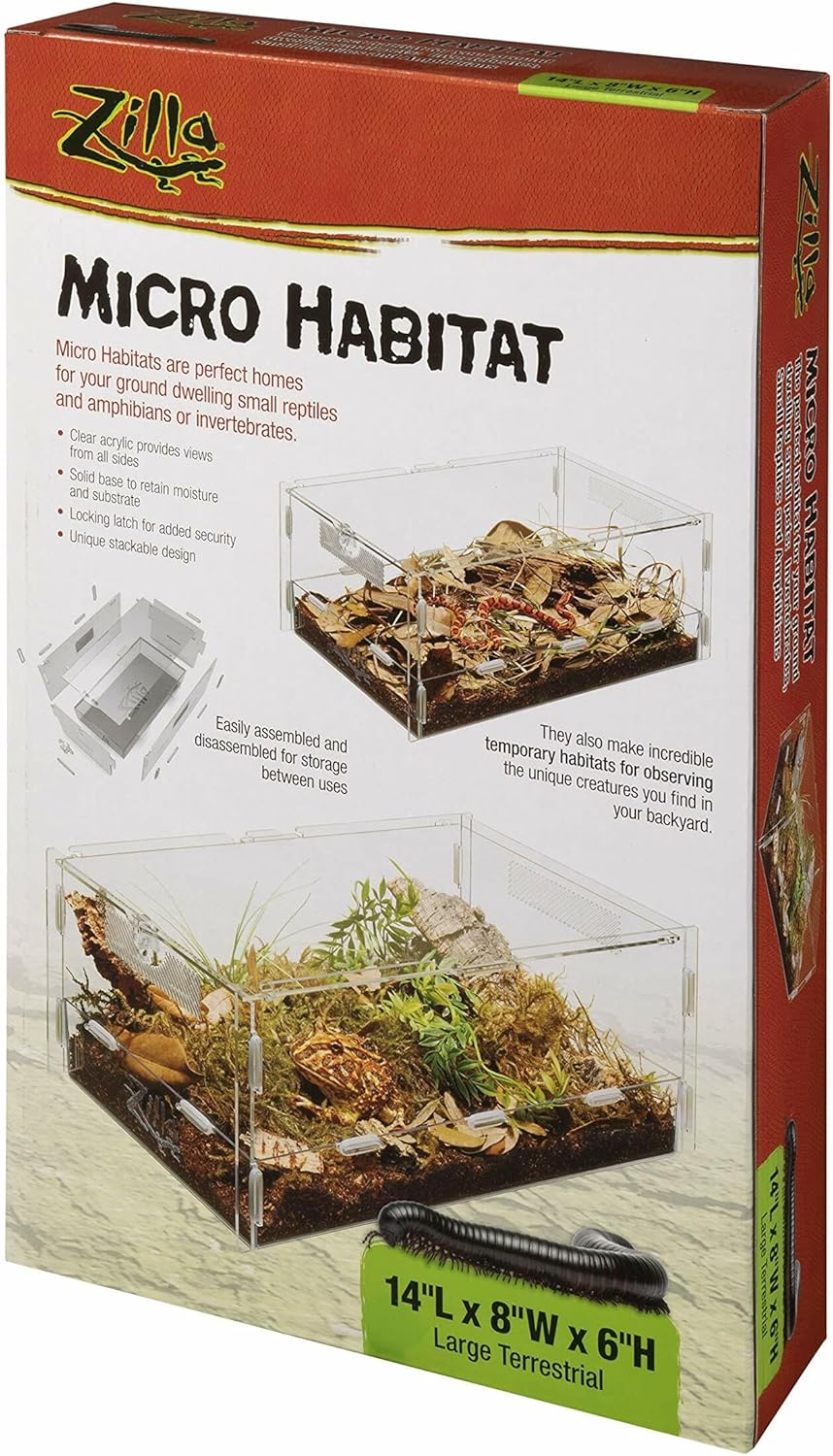 ZILLA Micro Habitats Terrestrisch, gross farblos Large, farblos Large