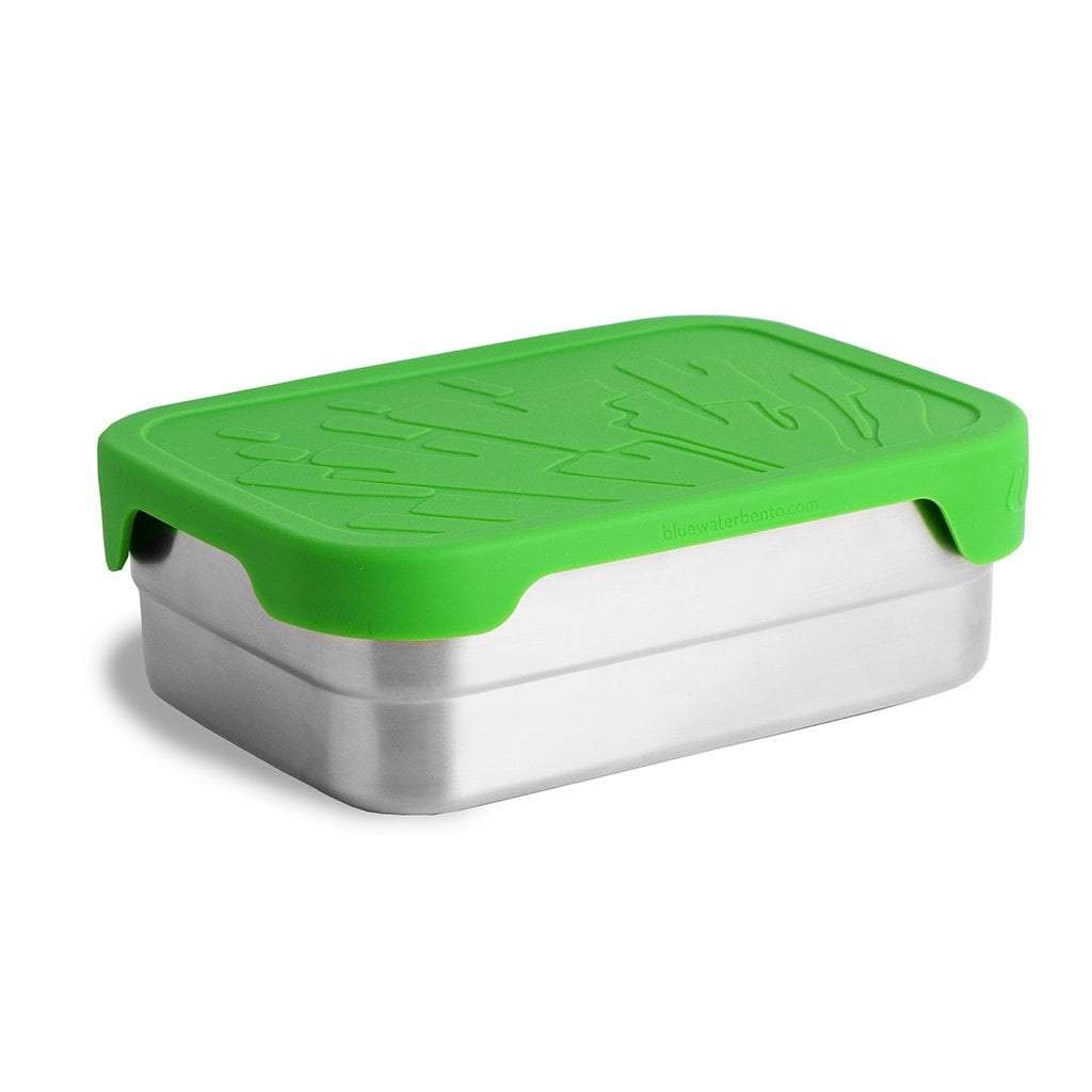 ECOlunchbox Blue Water Bento | Splash Box XL, Grosse Edelstahldose mit Silikondeckel | Lunchbox | Br