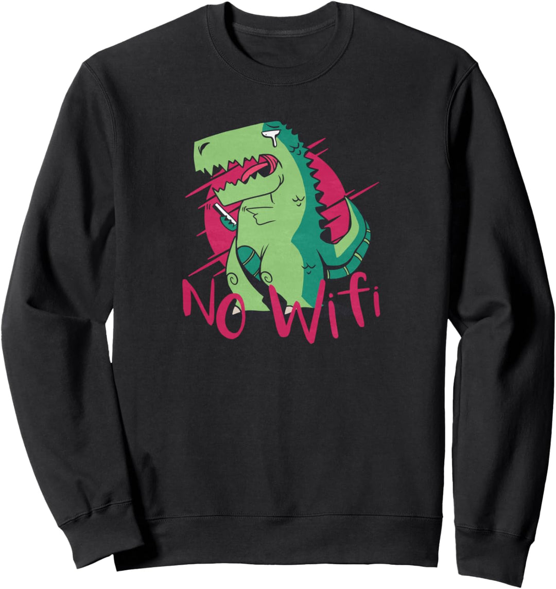 T-Rex Smartphone Kein WLAN Sweatshirt
