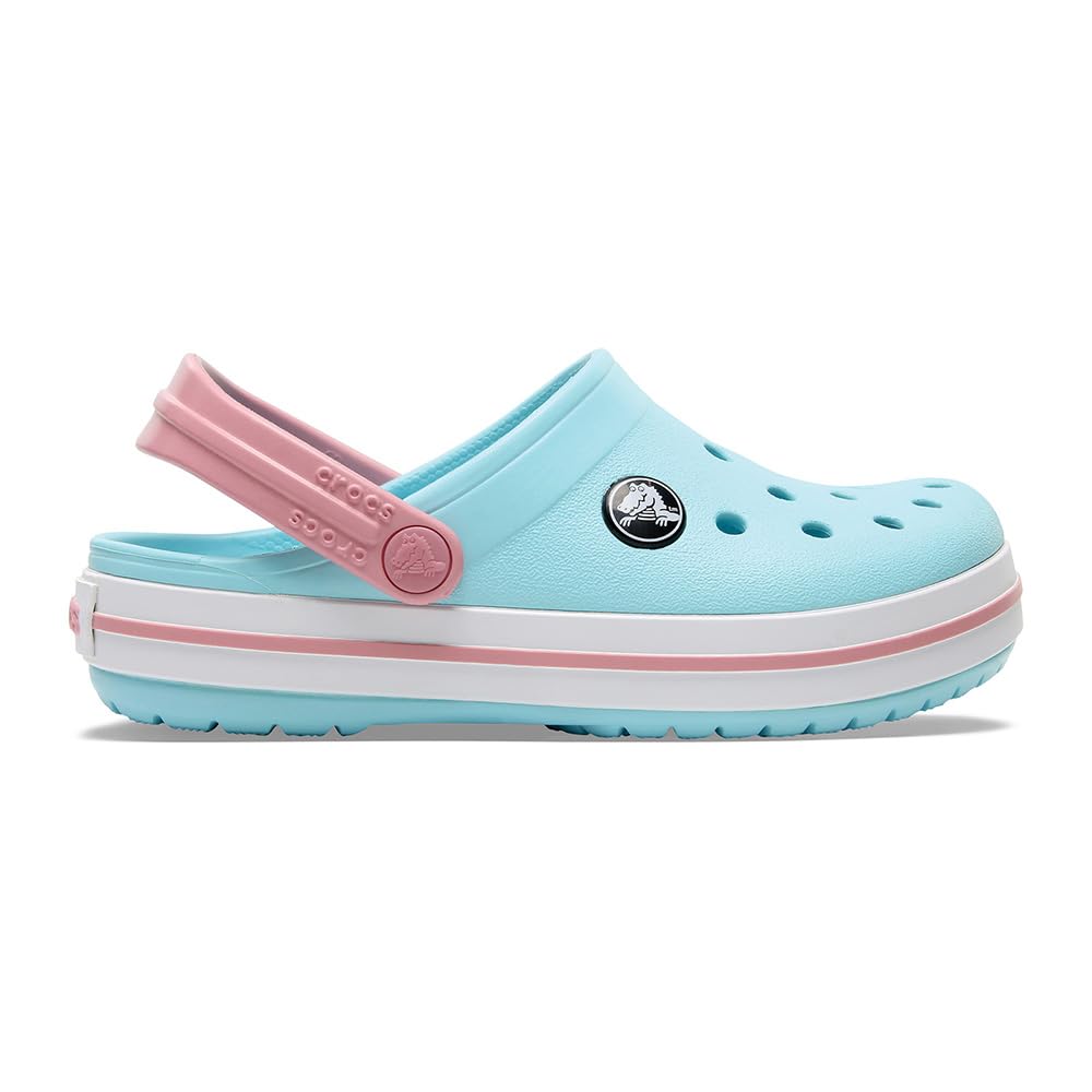 Crocs Unisex Kinder Crocband K Clog 28/29 EU Ice Blue White, 28/29 EU Ice Blue White