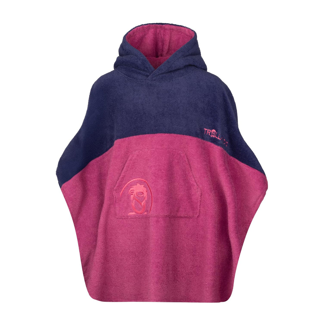 Trollkids Kids Kvalvika Surf Poncho 128 Mallow Pink, 128 Mallow Pink
