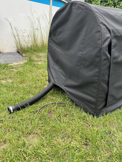 nobellgo Einhausung für Sandfilteranlage, Poolpumpe, Poolfilter, Abdeckung, hochwertig und