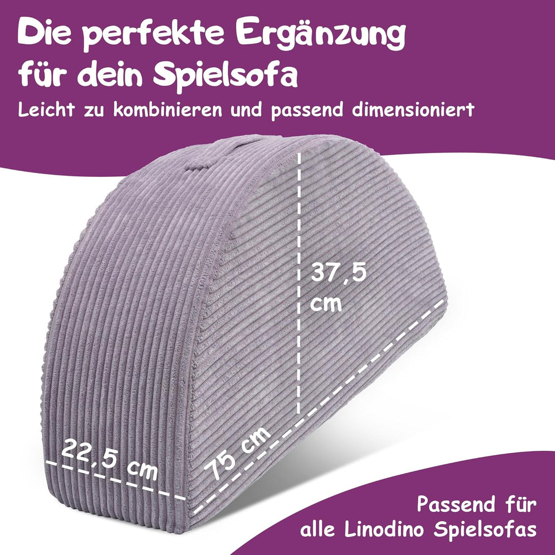 Linodino® Halbmond Wippe – Spielsofa Add-on aus Schaumstoff | Bauteil & Erweiterung zum Wippen, Bala