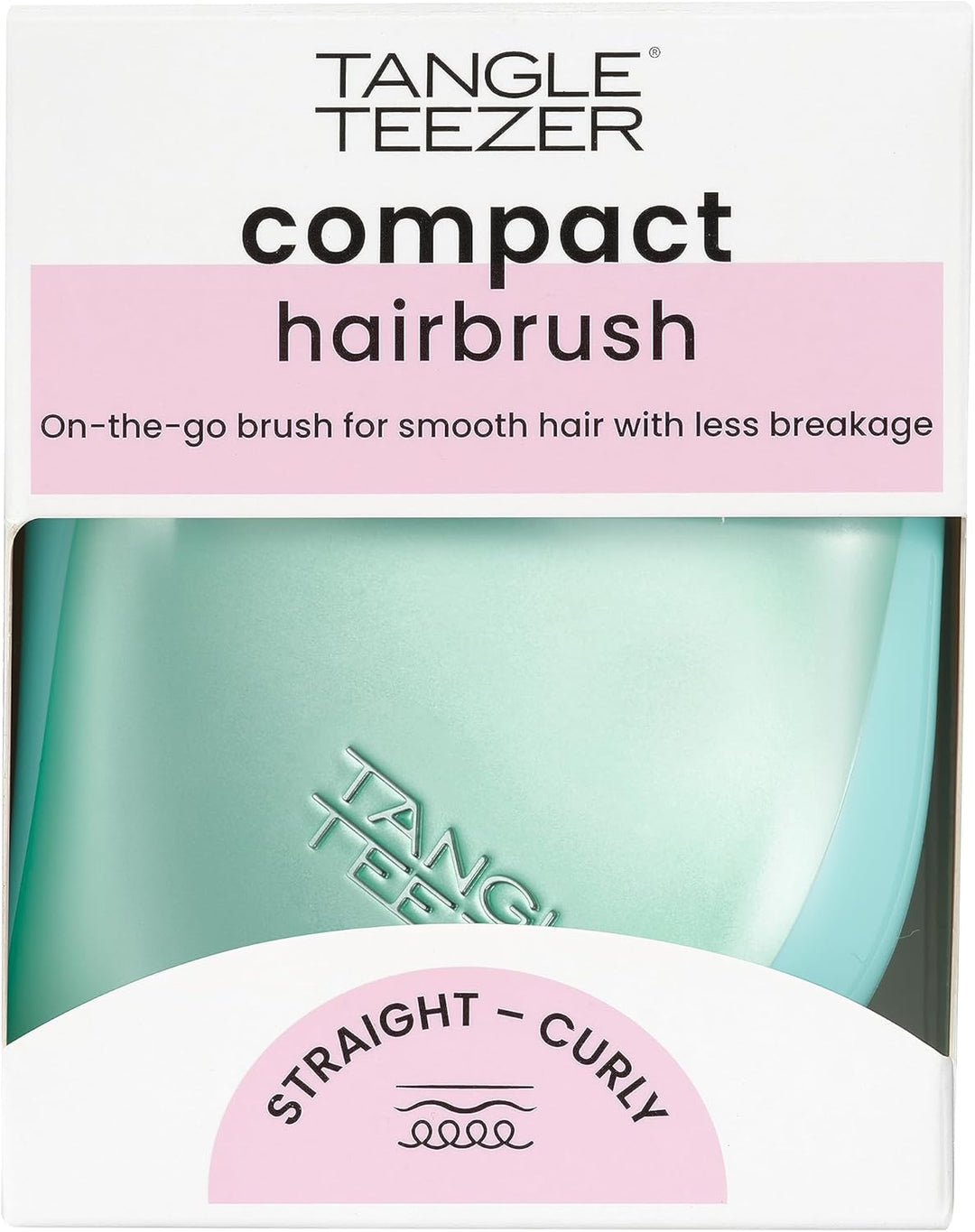 Tangle Teezer The Compact Styler Entwirrende Haarbürste, reisefreundlich, mit Schutzhülle und zweist
