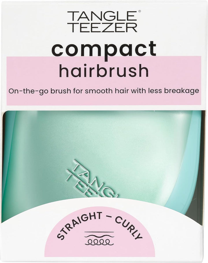 Tangle Teezer The Compact Styler Entwirrende Haarbürste, reisefreundlich, mit Schutzhülle und zweist