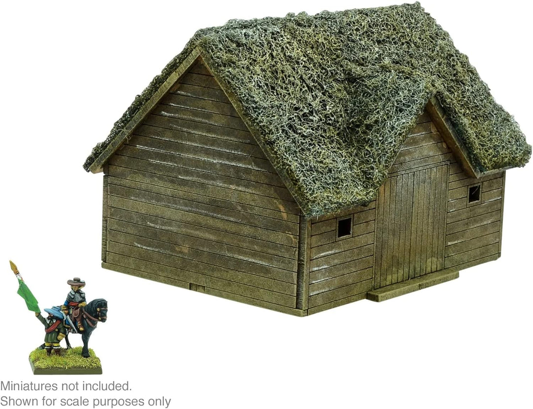 Warlord Games Pike & Shotte Epic Battles – Thatched Hamlet Scenery Pack