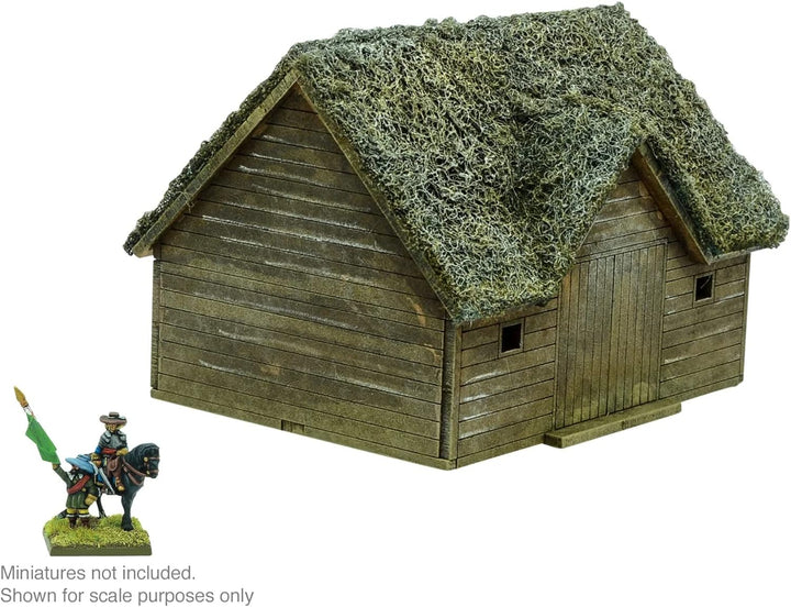 Warlord Games Pike & Shotte Epic Battles – Thatched Hamlet Scenery Pack
