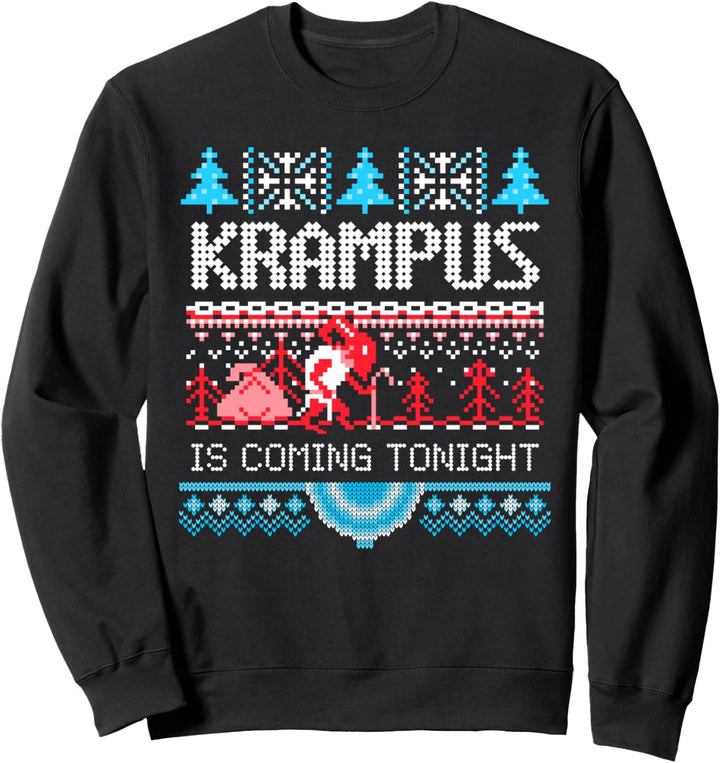 Krampus Night Ugly Christmas Sweater Krampusnacht Holiday Pj Sweatshirt