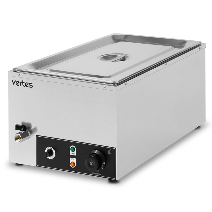 Speisenwärmer Buffetwärmer Wärmebehälter Für Speisen Elektrisch 1000W aus Edelstahl (Inkl 1x 1/1 GN