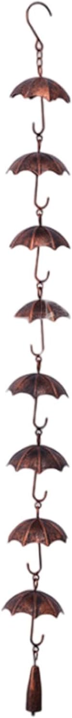 shpuuyy Regenwasserkette, Dachrinnenkette Regenablaufkette, Metall Hanging Regenketten, Regenablaufk