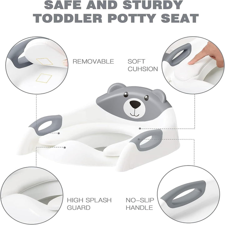 Toilettensitz Kinder mit Treppe, Upgraded WC Aufsatz für Kinder für Jungen und Mädchen, 2-in-1 Toile