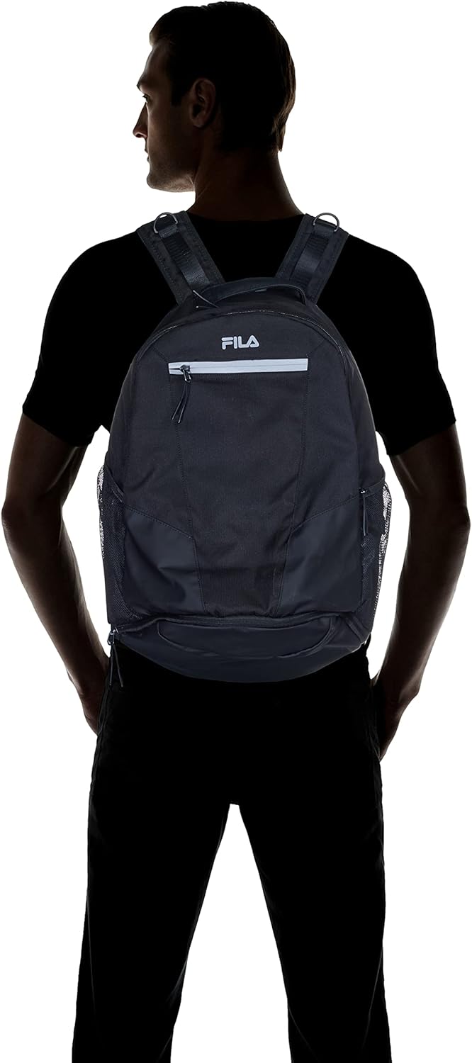 Fila Unisex Rosemead Active Life Backpack Rucksack Schwarz, Schwarz