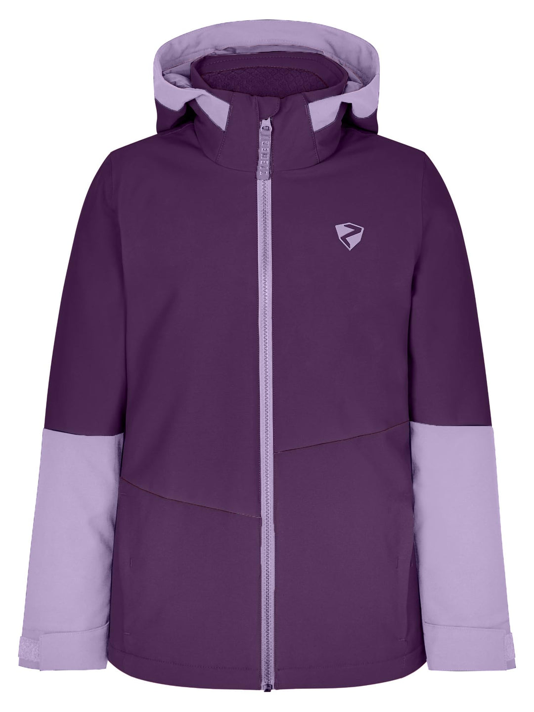 Ziener Unisex Avak Ski-Jacke, Winterjacke | wasserdicht, winddicht, warm (1er Pack) 140 dark violet,