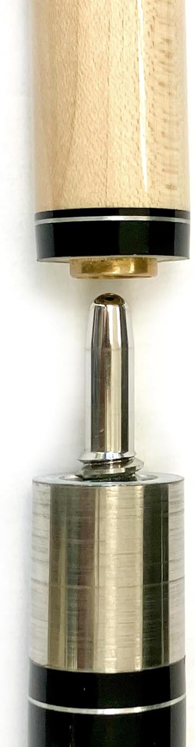 Parker Billardqueue JP-Serie, 2-TLG.Profi-Cue, hochwertiges Ahornholz und Leinenwicklung Griffbereic