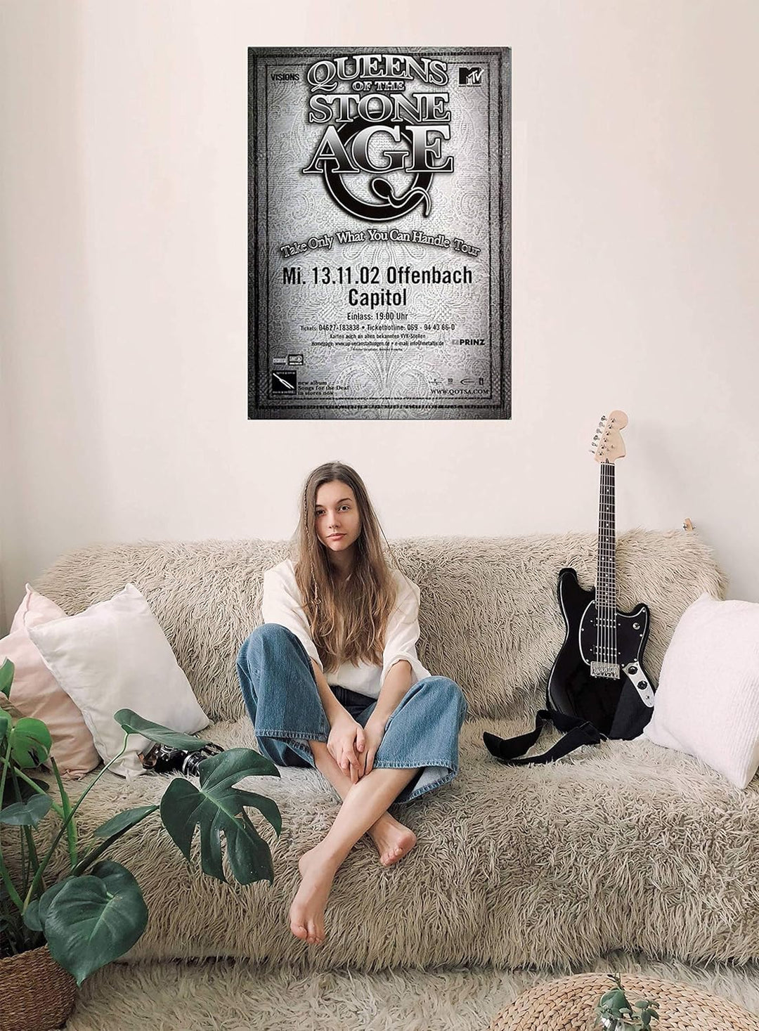 Queens of The Stone Age - Take Only What, Frankfurt 2002 » Konzertplakat/Premium Poster | Live Konze