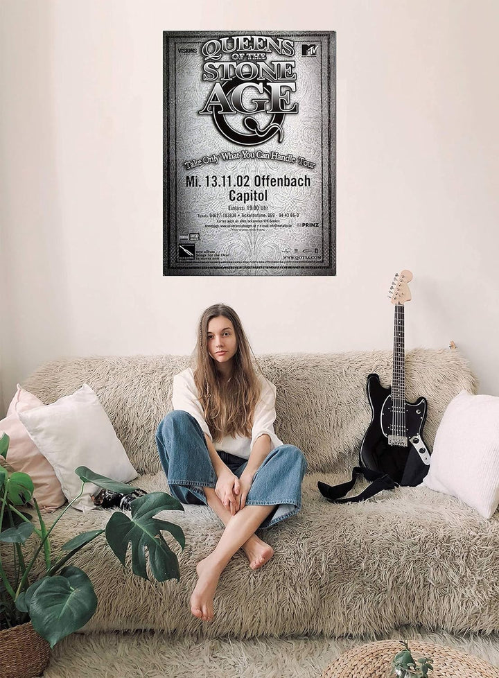 Queens of The Stone Age - Take Only What, Frankfurt 2002 » Konzertplakat/Premium Poster | Live Konze
