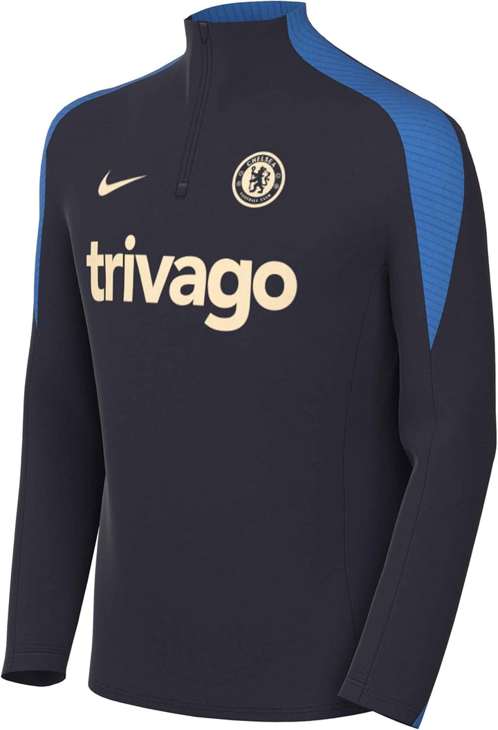 Nike Unisex Kinder Fc Chelsea Strike Dri-fit Drill-fussballoberteil aus Strickmaterial für Ältere Ki