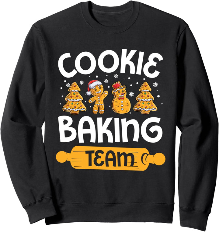 Cookie Baking Team Weihnachten Gruppe Backen Kekse Plätzchen Sweatshirt