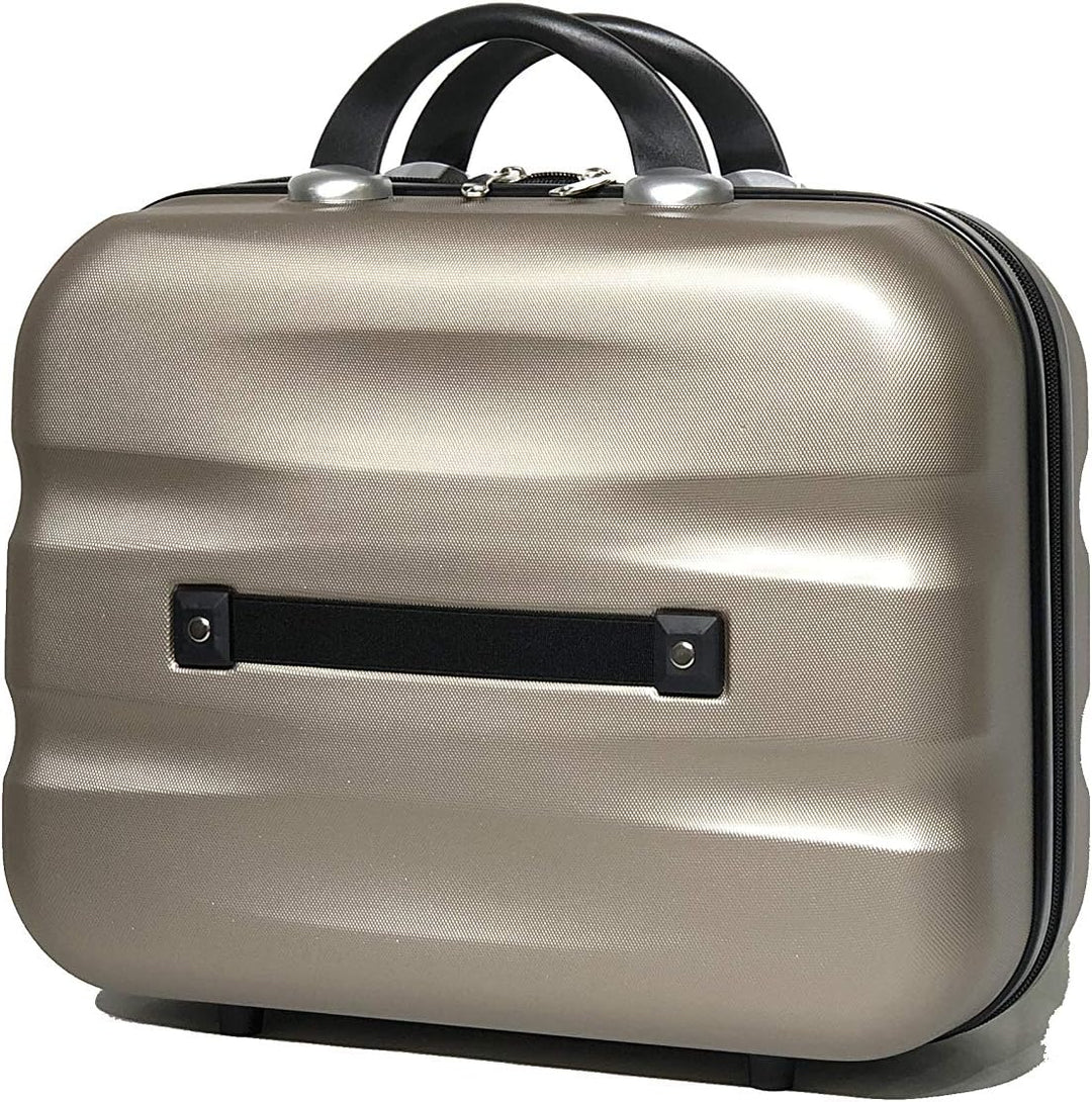 Kabine/Mittelgrosser Koffer mit oder ohne Vanity, Champagner (5806), Vanity 17 Pouces