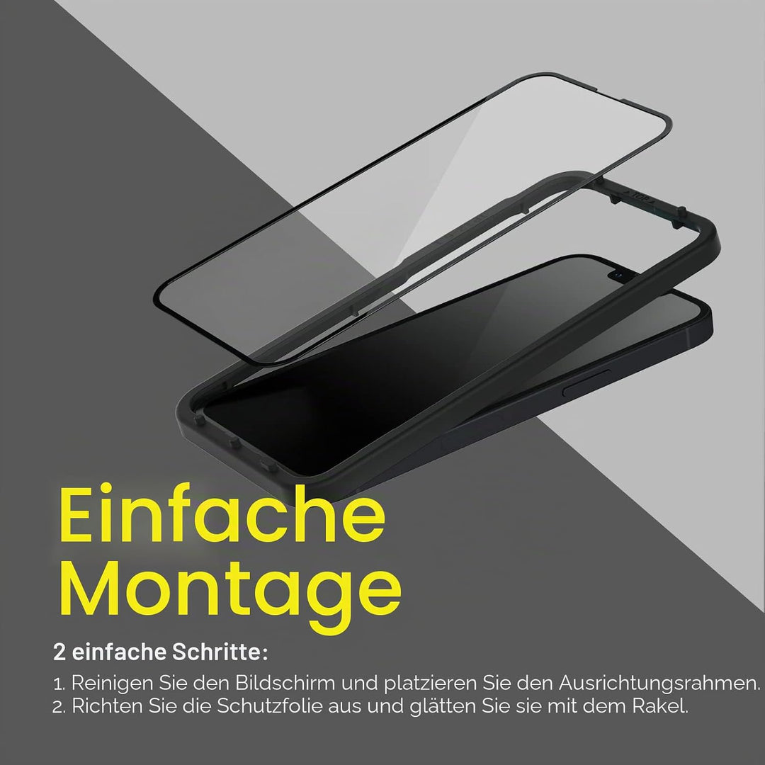 RhinoShield 3D Impact Displayschutz kompatibel mit [iPhone 11 / XR] | Aufprallschutz - HD-klar - 3D